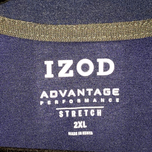 IZOD Classic Advantage Fleece in Cinder Block 2XL - Picture 6 of 7